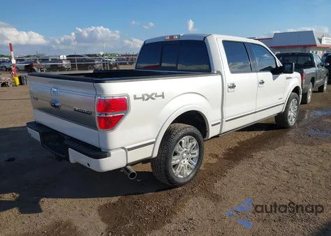 2013 Ford F-150 Platinum from USA, damaged, VIN 1FTFW1ETXDFC79641